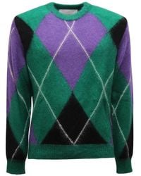 Amaranto - Round-Neck Knitwear - Lyst