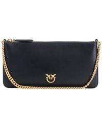 Pinko - Stilvolle ledertasche - Lyst
