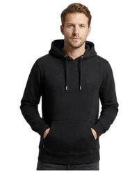Superdry - Hoodies & Sweatvesten ,Zwart ,Vintage Logo Hoodie - Lyst
