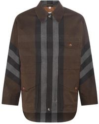 Burberry - Parka jacke dunkel birkenbraun - Lyst