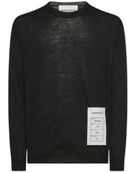 Amaranto - Round-Neck Knitwear - Lyst