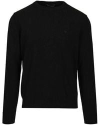 Emporio Armani - Round-Neck Knitwear - Lyst