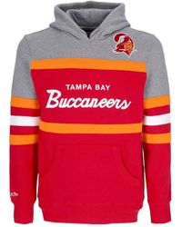 Mitchell & Ness - Hoodies & Sweatvesten ,Rood ,Katoen Nfl Headcoach Hoodie Scarlet - Lyst