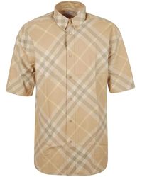 Burberry - Short Sleeve Shirts - Lyst