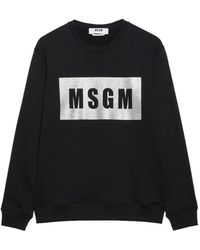 MSGM - Casual Sweatshirt 99C, Mujer, Talla - Lyst
