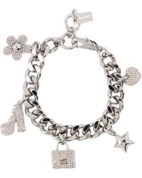 Marc Jacobs - Pave mini icon charm armband - Lyst