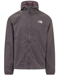 The North Face - Fitness ,Bruin ,Leer Nse Wind Jacket - Lyst