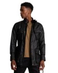 Belstaff - Gewaxte Katoenen Jas Van 100% Katoen - Lyst