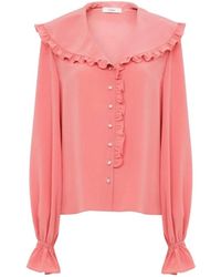 Chloé - Overhemden ,Oranje ,Shirt H25 - Lyst