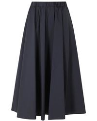 Aspesi - Rokken ,Blauw ,Katoen Gonna Mod 2289 - Lyst