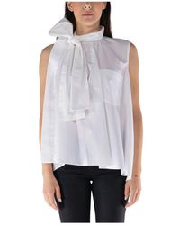 Sacai - Tops > sleeveless tops - Lyst