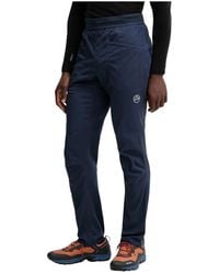 La Sportiva - Fitness ,Blauw ,Katoen Roots Pants - Lyst