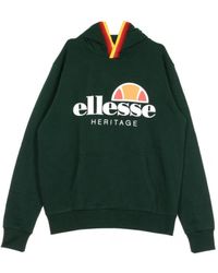 Ellesse - Hoodies & Sweatvesten ,Groen ,Hoodies - Lyst