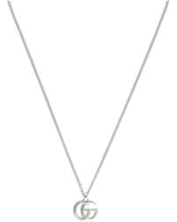 Gucci - Gg Marmont Pendant Necklace - Lyst