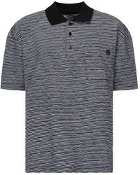 Etro - Katoenen T-Shirts En Polo's Blauw - Lyst