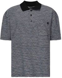 Etro - Katoenen T-Shirts En Polo's Blauw - Lyst