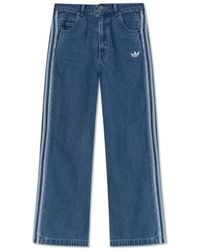 adidas Originals - Jeans Met Logo - Lyst