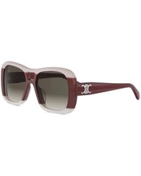 Celine - Accessoires ,Veelkleurig ,Cl 40331U Triomphe Zonnebril - Lyst