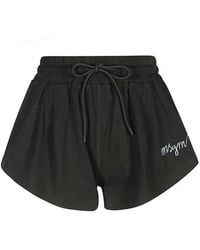 MSGM - Baumwoll-Shorts Mit Elastischem Bund - Lyst