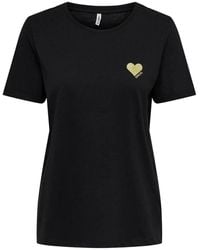 ONLY - Liebesherz tee kurzarm t-shirt - Lyst