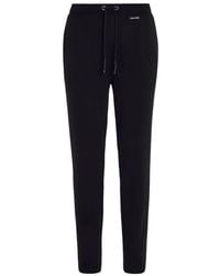 Calvin Klein - Schwarze Nano Cropped Jogger Hose - Lyst