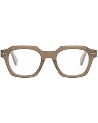 Celine - Accessoires ,Bruin ,Vierkante Bril Met Meekleurende Glazen - Lyst