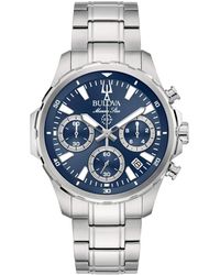 Bulova - Accessoires ,Blauw ,Marine Star Chronograph - Lyst