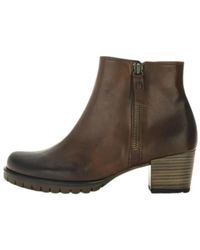 Gabor - Braune Damen Stiefeletten - Lyst