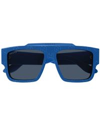Gucci - Letteringlarge sonnenbrille,quadratische sonnenbrille gg1460s 008 - Lyst