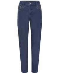 Cro - Jeans ,Blauw ,Katoen Blauwe De Suzanne Broek Met Ritsdetails - Lyst