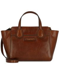 The Bridge - Braune Leder Mini Shopper - Lyst