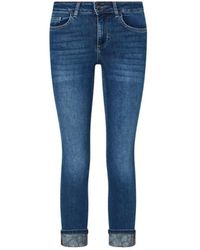 Liu Jo - Cropped Jeans - Lyst