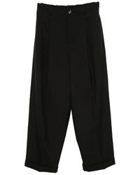 Marni - Broeken ,Zwart ,Wijde Broek - Lyst