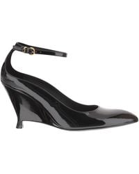 Pinko - Schoenen ,Zwart ,Leer Gwen Leren Schoenen Met Hak - Lyst