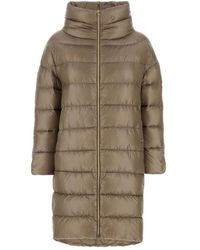 Herno - Matilde Daunenjacke Aus Cappuccino-Nylon - Lyst