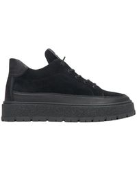 ESTRO - Schoenen ,Zwart ,Leer High-Top Sneakers - Lyst