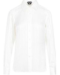 Tom Ford - Striped silk shirt - Lyst
