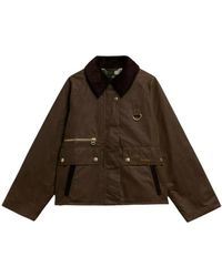 Barbour - Jassen ,Bruin ,Katoen Cottingham Wax Jacket - Lyst