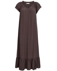 co'couture - Kleedjes ,Bruin ,Maxi Jurken - Lyst