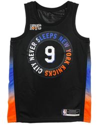 Nike - Basketbaltanktop Voor Nba Swingman Jersey City Edition 2020 Nr. 9 Rowan Alexander Barrett Neykni Zwart - Lyst