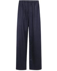 Sofie D'Hoore - Broeken ,Blauw ,Wol Preston Drawstring Pant - Lyst