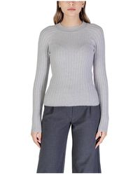 Jacqueline De Yong - Round-Neck Knitwear - Lyst