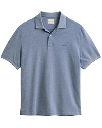 GANT - Tweekleurig Poloshirt - Lyst