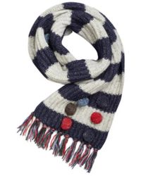 Peuterey - Blauer Strickschal Für Damen - Lyst