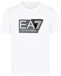 EA7 - Magliette minimalista a maniche corte - Lyst