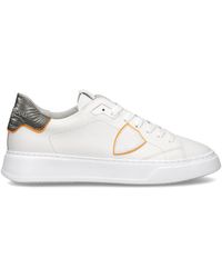 Philippe Model - Schoenen ,Wit ,Leer Sneakers Temple Tennis - Lyst