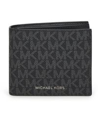 Michael Kors - Accessoires ,Zwart ,Polyester Hudson Signature Logo Billfold Portemonnee - Lyst