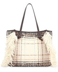 Gianni Chiarini - Tasche Mit Fransen Und Lederelementen - Lyst