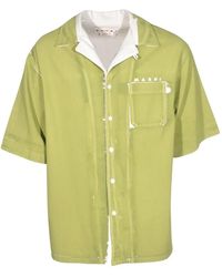 Marni - Logo Patch-Pocket Shirt - Lyst