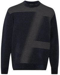 ARMANI EXCHANGE - Round-Neck Knitwear - Lyst